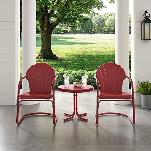 Crosley Furniture Tulip 3-Piece Chair & Side Table Set - Image 5