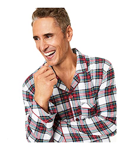 Family PJs Mens Christmas Holiday Pajama Set Red S3