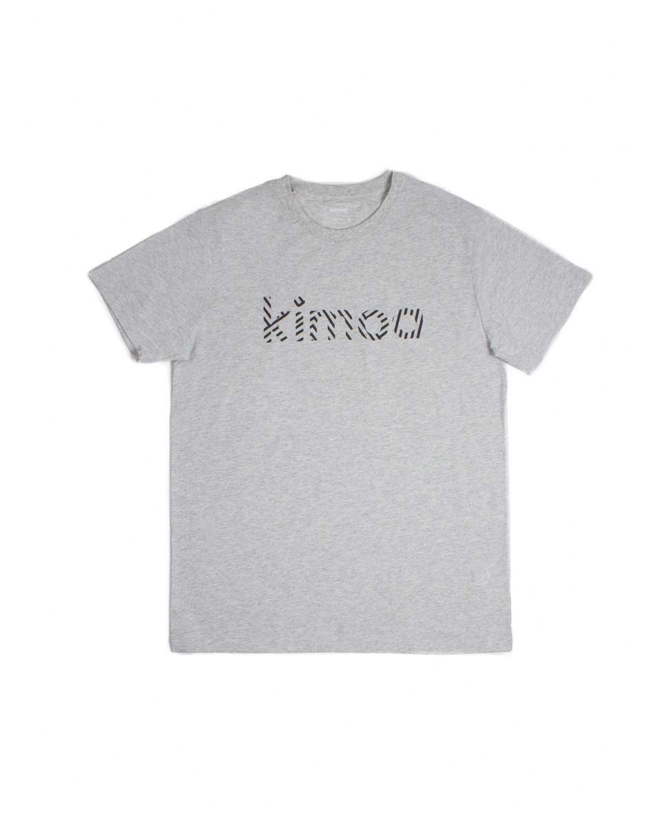KIMOA Streaky Eco T-Shirt, Unisex_Adult, T-Shirt, CA0W19971202, Grey, S
