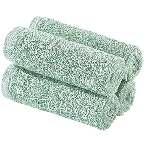 Hammam Linen Washcloth Set Premium Original Turkish Cotton, Hotel Quality for Softness & Absorbency Face Towels for Hand, Kitchen & Cleaning (Green 600 GSM) Hammam Linen Washcloth Set Premium Original Turkish Cotton, Hotel Quality for Softness & Absorbency Face Towels for Hand, Kitchen & Cleaning (Green 600 GSM)