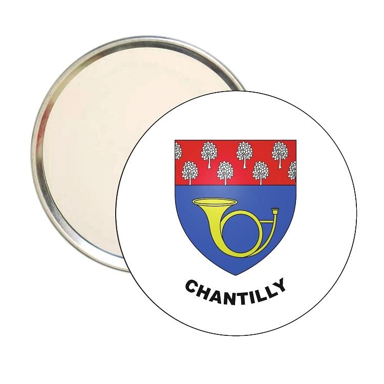 ROUND MIRROR. - CHANTILLY - OISE - FRANCE