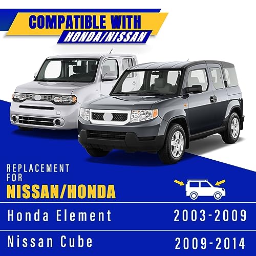 Image of 3 wipers Replacement for 2003-2009 Honda Element /2009-2014 Nissan Cube, Windshield Wiper Blades Original Equipment Replacement - 20 inch /20 inch /12 inch (Set of 3) U /J HOOK