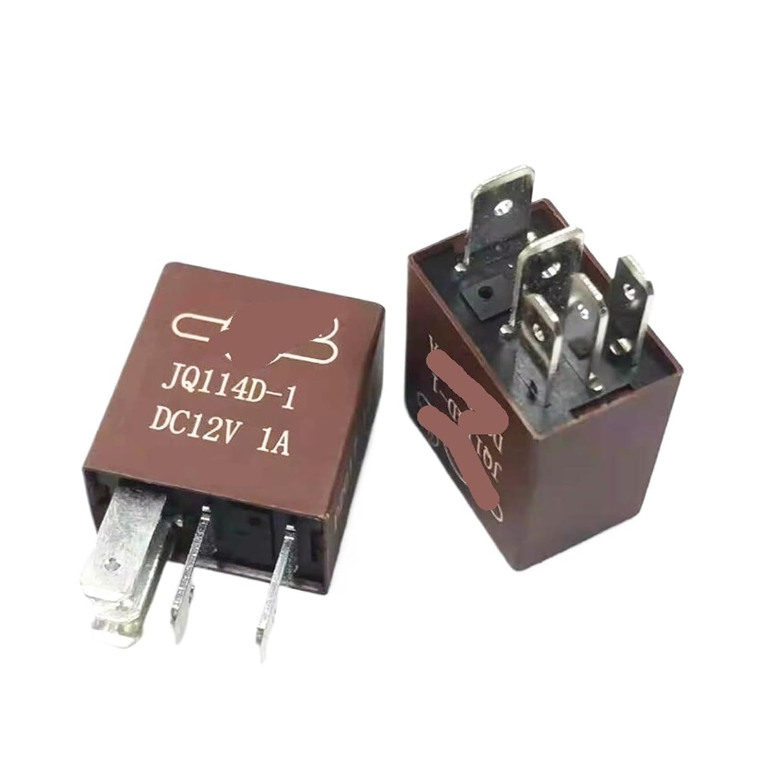 2PCS JQ114D-1 12V 1A 5PIN Relay