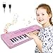 Tastiera Pianoforte Elettronica Bambini, 37 Tasti Tastiera Musicale Portatile Pianola Per Scuola Media Digitale Tastiera Giocattolo Regalo per Principianti Ragazzi Ragazze, Brillare di Rosa