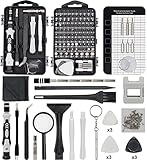 Precision Screwdriver Set -130 in 1 Small Magnetic Electronics Repair Tool Kit for Iphone Computer Xbox Macbook PS4 PC Phone Mobile Eyeglasses Laptop Cell, Gifts for Men Dad Boys, Kit de Herramientas