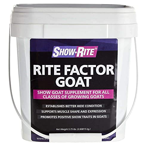 Show Rite Rite Factor Goat 5.75 Lb Pail