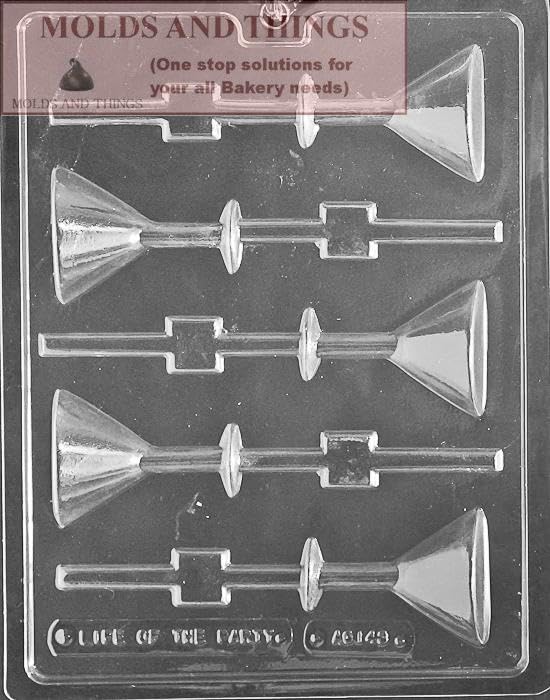 MARTINI GLASS LOLLY CHOCOLATE CANDY MOLD-image-21