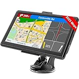 GPS Navigator for Car with 2025 Maps Free Lifetime Update, 7 Inch Car GPS Navigation System for Truck Commercial Drivers with POI/ZIP Search, Voice Turn Guidance, Speedcam Light Alerts, 7 Vehicles, FM