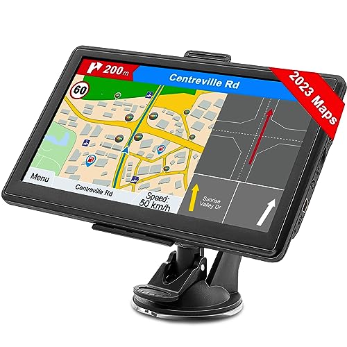 GPS Navigator for Car with 2025 Maps Free Lifetime Update,