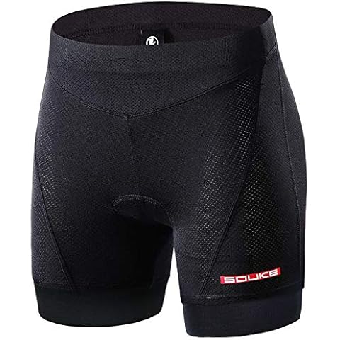 Souke Sports Cycling Shorts Women's 3D Padded Breathable Bicycle Underwear Short Cover