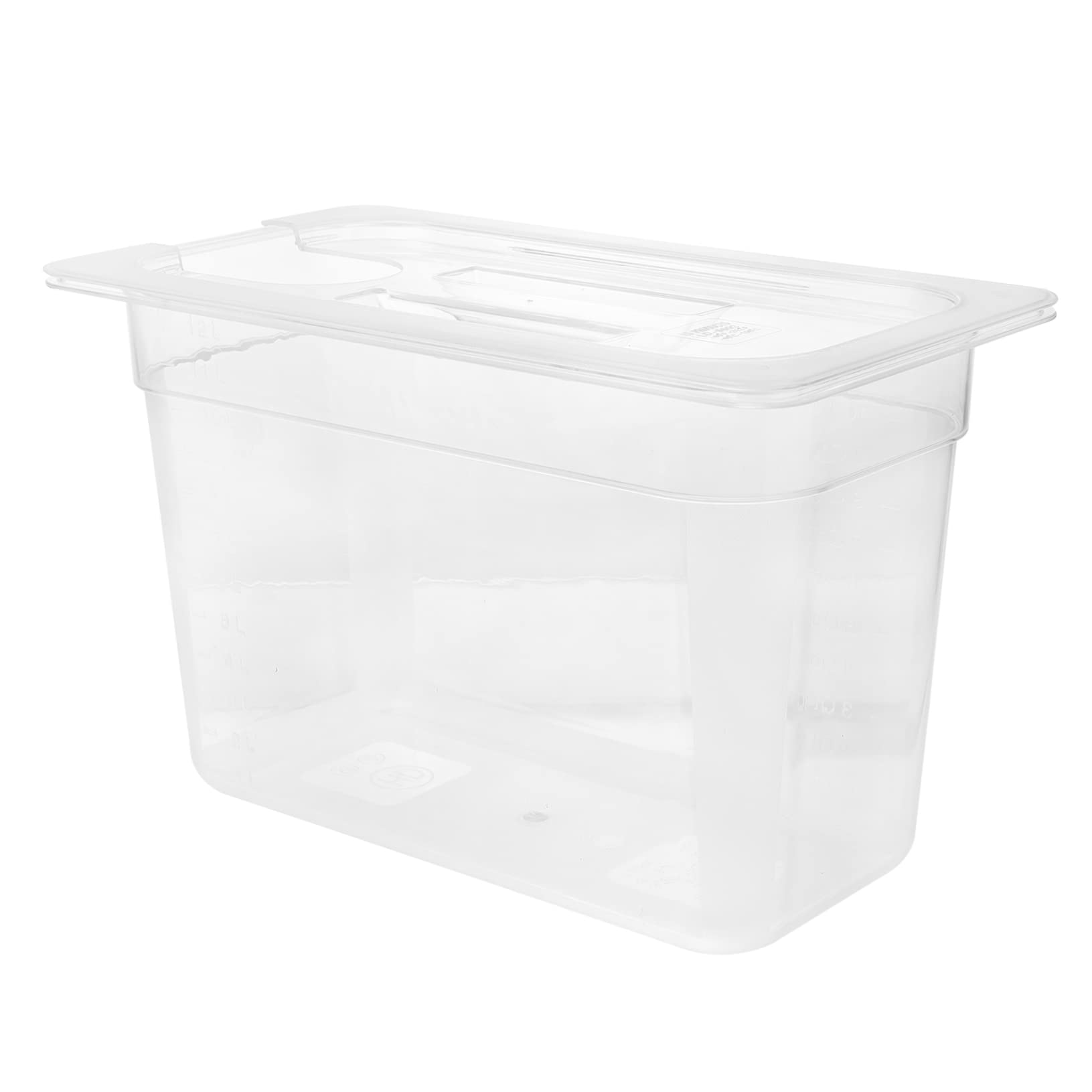 FUNOMOCYA 6l Slow Cooker Container Locking Lid Sous Vide Container Food Box Lid Vegetable Storage Box