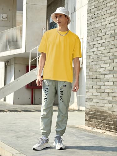 Image of KOTTY Men's Cotton Blend Regular Fit T-Shirt|Casual Wear|Lightweight Breathable