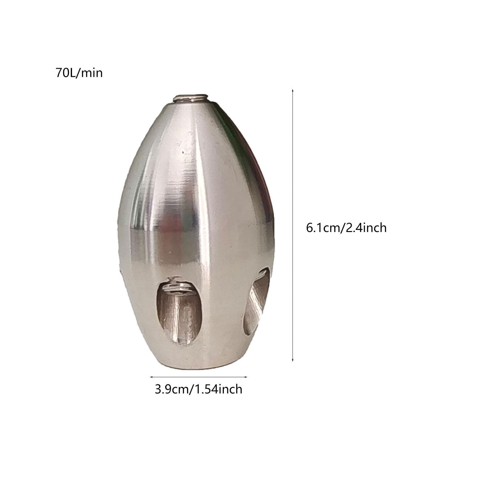 MagiDeal Jettierdüsendruck 150-200 kg 1/2" Innengewinde, Edelstahl Kanalreinigungsdüse, Rohrreinigung, Abflussreinigungsdüse für Apartmentdruck Waschmaschine Abwasserkanalabwasserkanal, 70 L Pro Min