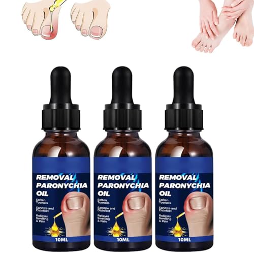 Aceite De Alivio De Paroniquia AlemáN De 10 Ml,ReparacióN De UñAs Encarnadas,UñA Encarnada Gotas,Tratamiento De Paroniquia Para UñAs Gruesas DañAdas Y Descoloridas