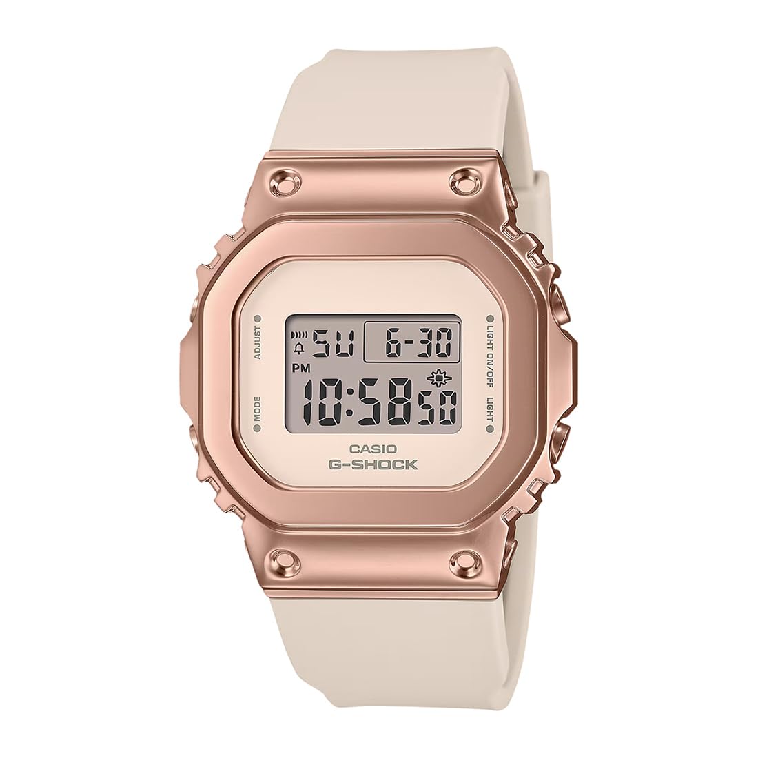 Casio G-Shock GM-S5600UPG-4DR Pink Digital Dial White Bio-Based Resin Band Womens Watch Shock and 200M Water Resistant G1536 (B0B8XSQRJ5) Amazon Price History, Amazon Price Tracker
