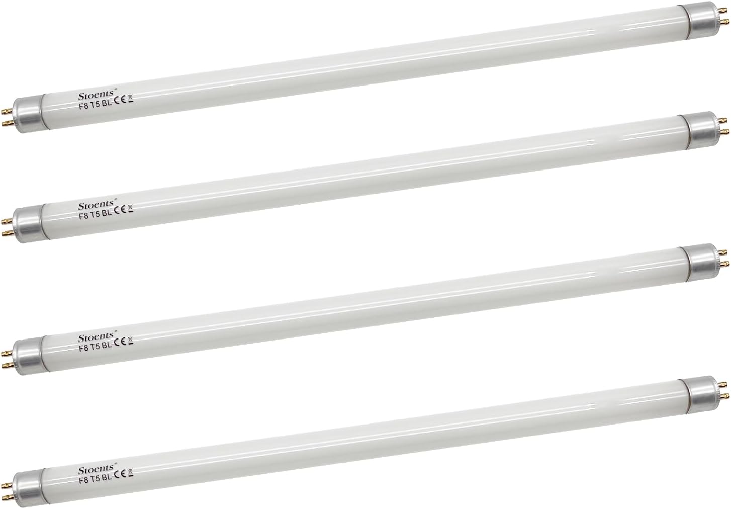 Stoents 4 x 8W 8 Watt 12 Inch 12" T5 Bug Zapper Insect Attracting Lamp UVA Replacement Tube Bulbs for 16W Electric Fly Killer Incl Starters