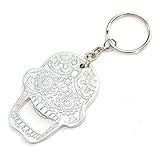 Island Dogs B00L5JJPUQ1 X Day of the Dead Sugar Candy Skull Key Chain Bottle Opener