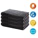 Lavea® Sydney 4er Handtücher Set, Handtuch Baumwolle, Frottee Fitness-Handtuch, 100% Baumwolle, Oeko-TEX Standard 100, weich und saugstark, waschbar bei 60 °C, Frottee, 4 Stück, 40 x 70 cm, Anthrazit