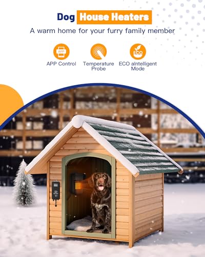 Kiroto Dog House Heater With Thermostat, Kiroto Dog House Heater 500 Watt With Wifi Control, Pet Heater For Doghouse thumb #1