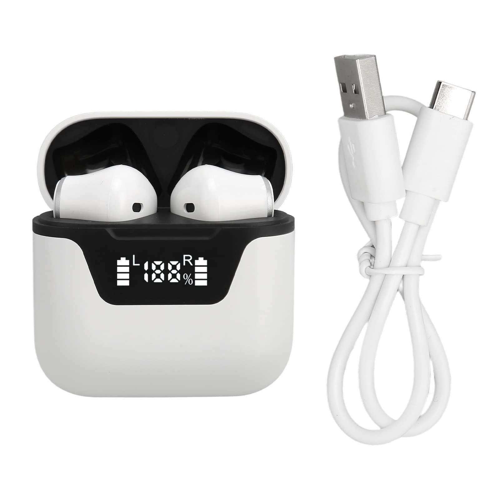 Słuchawki Douszne Z Tłumaczem Języków, Obsługa 144 Języków Bezprzewodowe Urządzenie Do Błyskawicznego Tłumaczenia Głosowego Bluetooth 0.2s Real Time Translation Translator Earphone