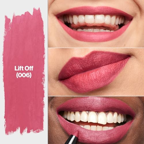 Image of REVLON ColorStay Matte Lite Crayon Lipstick with Built-in Sharpener, Smudge-proof, Water-Resistant Non-Drying Lipcolor, 006 Lift Off, 0.049 oz