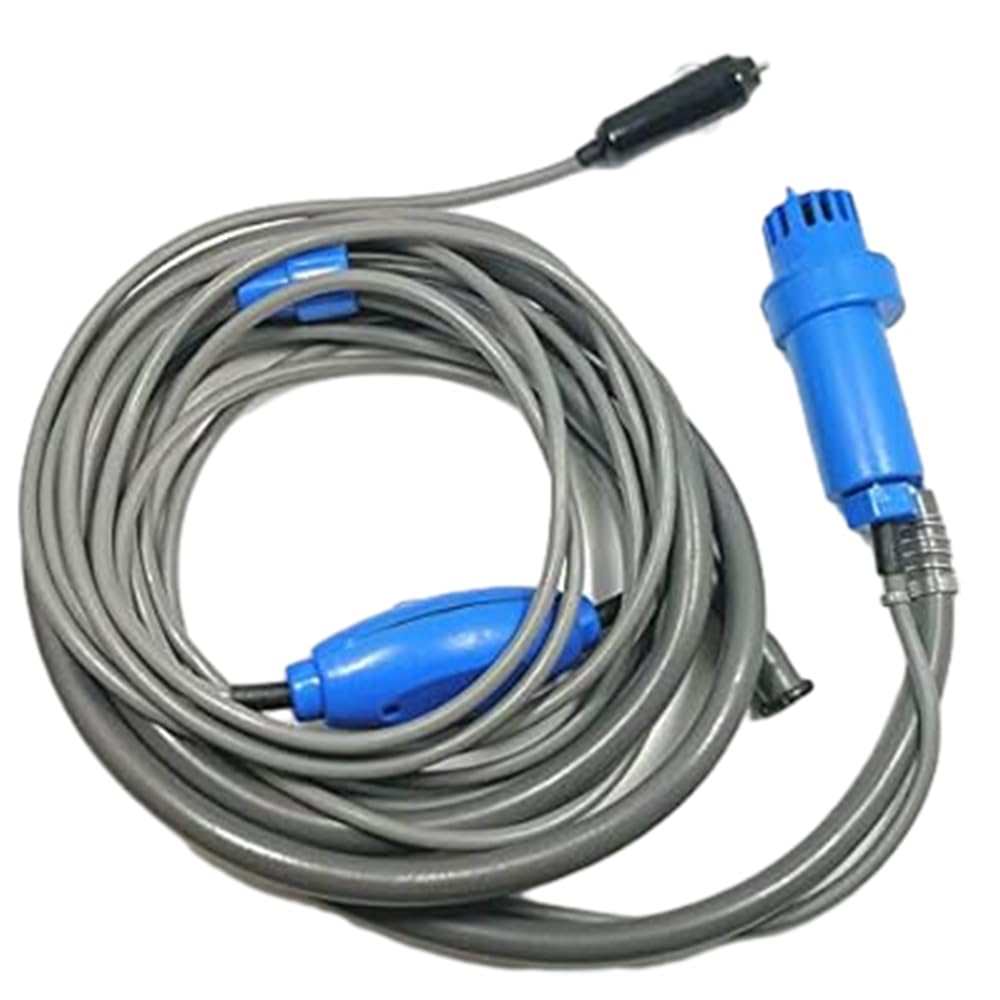 RAGBUSCLE Electric Portable Shower, Camping Shower 12V, Car Sprayer Water Spray, with Shower Head, for Car Garden Outdoor Dog Wash