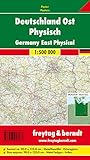 wandkarte dschungel  Wandkarte: Deutschland Ost, Poster, 1:500.000, Metallbestäbt in Rolle (freytag & berndt Poster + Markiertafeln)