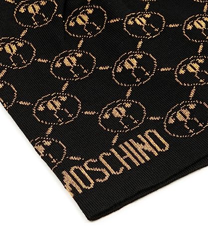 Moschino Bonnet Black Double Question Mark idéal pour vos sorties citadines