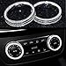 Bling Bling Crystal Air Conditioner Control Switch Knob Regulator Caps Diamond Cover Decals Decorations Trim for Mercedes-Benz C GLS GLK GLE CLS SLC W204 X166 W218 R172