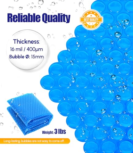 Couverture thermique jacuzzi gonflable Angooni bâche isolante contre l'eau froide 1,8m