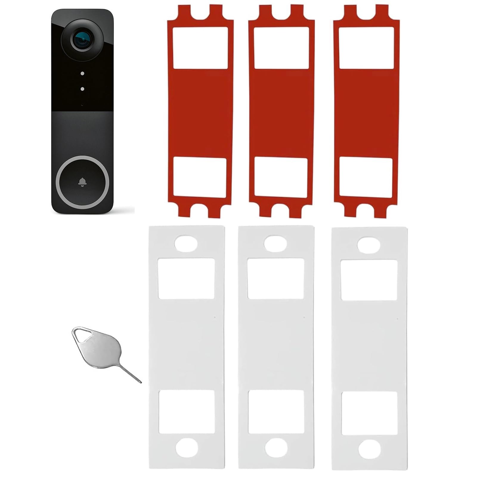 No Drill Doorbell Adhesive Mount for Tapo TD21 D210 D235 Battery Doorbell