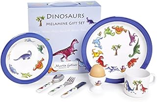 Martin Gulliver Designs Dinosaurs 7 Piece Melamine Gift Set
