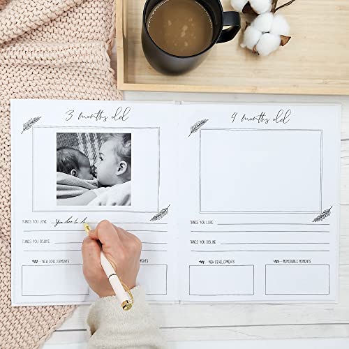 Two Little Dinos Baby Memory Book For The Modern Minimalist thumb #3