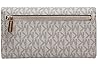Michael Kors Jet Set Travel Large Trifold Leather Wallet (Vanilla) #2