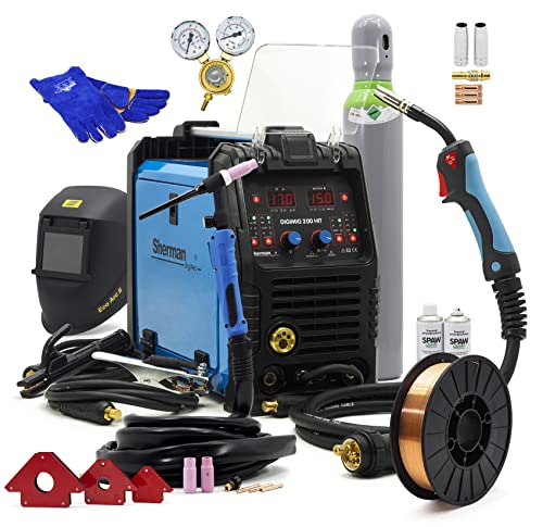 Ensemble #2 Sherman™ DIGIMIG 200 HIT MIG/MAG Poste à souder WIG 200 A Point de soudure Synergie 3 en 1 Inverter