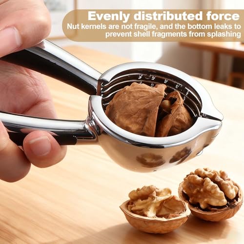 Nutcracker Heavy Duty,Nut Crackers for All Nuts Walnut Cracker for Pecans Hazelnut Walnuts Plier Opener Kitchen Tool Heavy Duty Non-slip Handle - Image 4