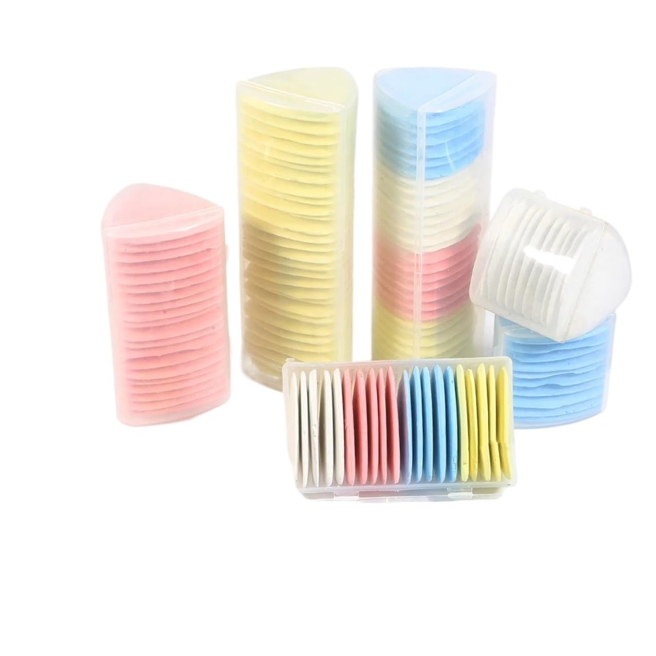 Schneiderkreide, bunt, löschbar, Schneiderkreide, Box-Set (12 Stück): Stoffmarker für Schneider, Kleidungsmuster, DIY-Näh- und Handarbeitszubehör (20 Stück)