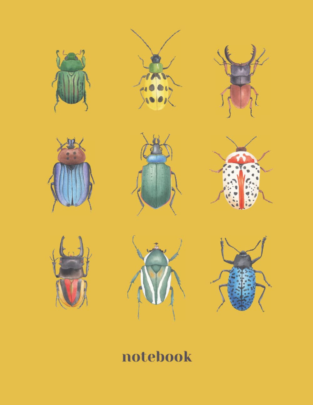 Beetles Notebook: Wide Ruled Lined Paper Notebook Journal | Beetles Writing Journal | Gifts For Beetles Lovers