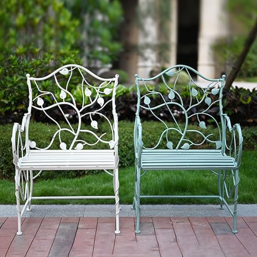 Banc de jardin résistant à la pluie avec dossier confortable - 3