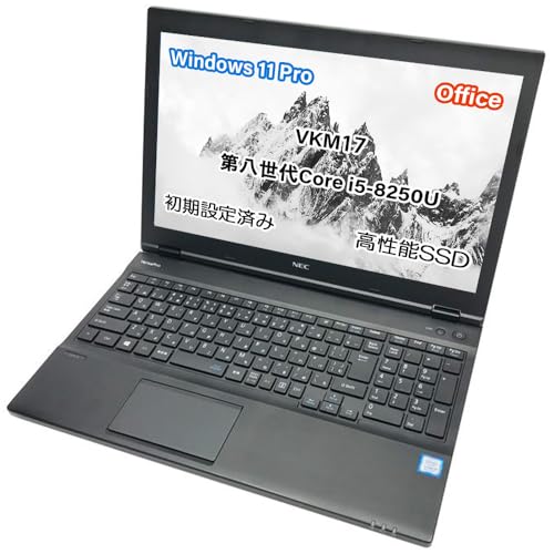 yςݕizm[gp\R nec vkm17/攪Core i5-8250U/DVD/10L[/15.6^/Windows 11 pro/ms 0ffice 2021/Wi-Fi/Bluetooth/HDMI/USB3.0/ۏ/ݒ (