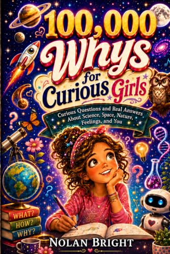 Image of 100,000 Whys for Curious Girls: Curious Questions and Real Answers About Science, Space, Nature, Feelings, and Life for Girls Ages 8-12
