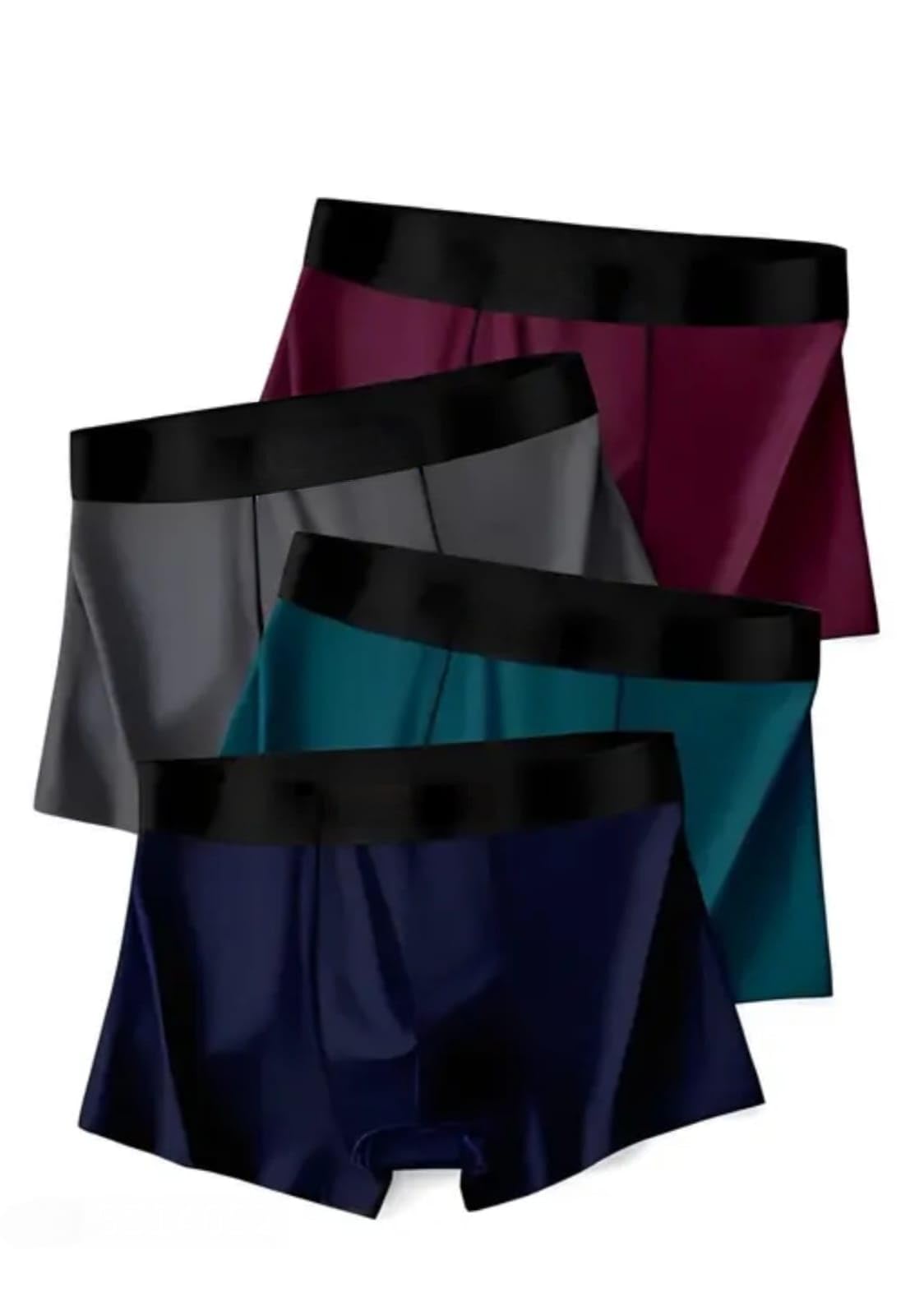 Men's Trunks Briefs Elastic Waistband, Comfortable Regular Fit Multicolour Nylon Streachable Flexible Material-picture-44