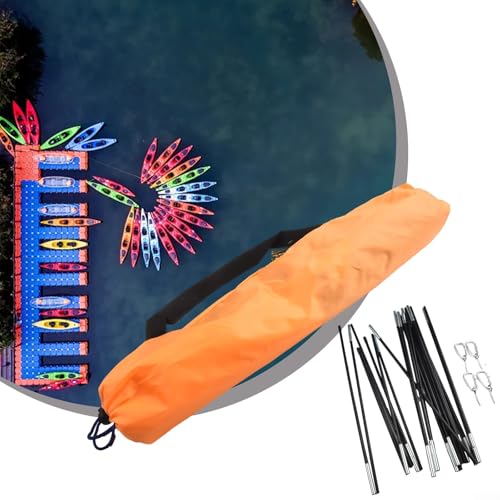 Auvent gonflable pour bateau de 2 à 3 personnes, auvent pare-soleil avec tiges de soutien, tente imperméable de protection UV pour la pêche, le pique-nique, le camping (S) – vue 3
