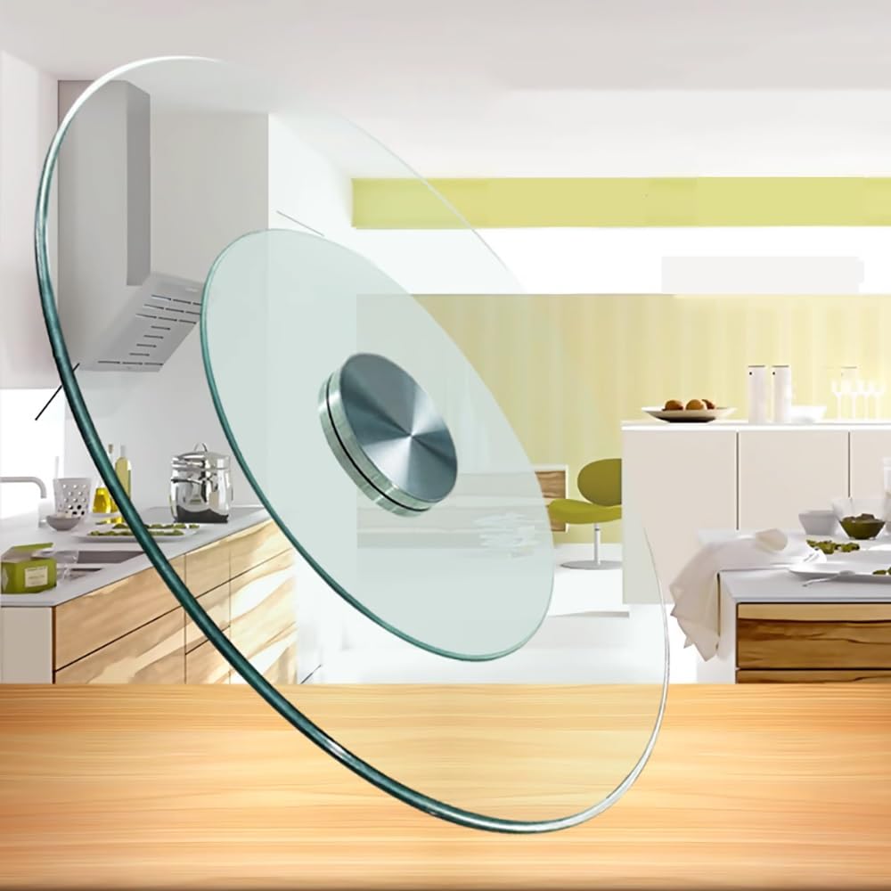 Plaque de service lisse en verre trempé avec roulement haute résistance