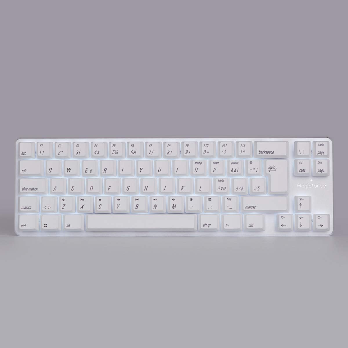Exclusive Discount 70% Price Qisan Mechanical Gaming Keyboard PBT Keycps Gateron Red Switch Mini 69 Keys(60%) Wired Keyboard with White Backlit IT Layout Gaming Keyboard-White Up To 40% OFF Qisan Mechanical Gaming Keyboard PBT Keycps Gateron Red Switch Mini 69 Keys(60%) Wired Keyboard with White Backlit IT Layout Gaming Keyboard-White