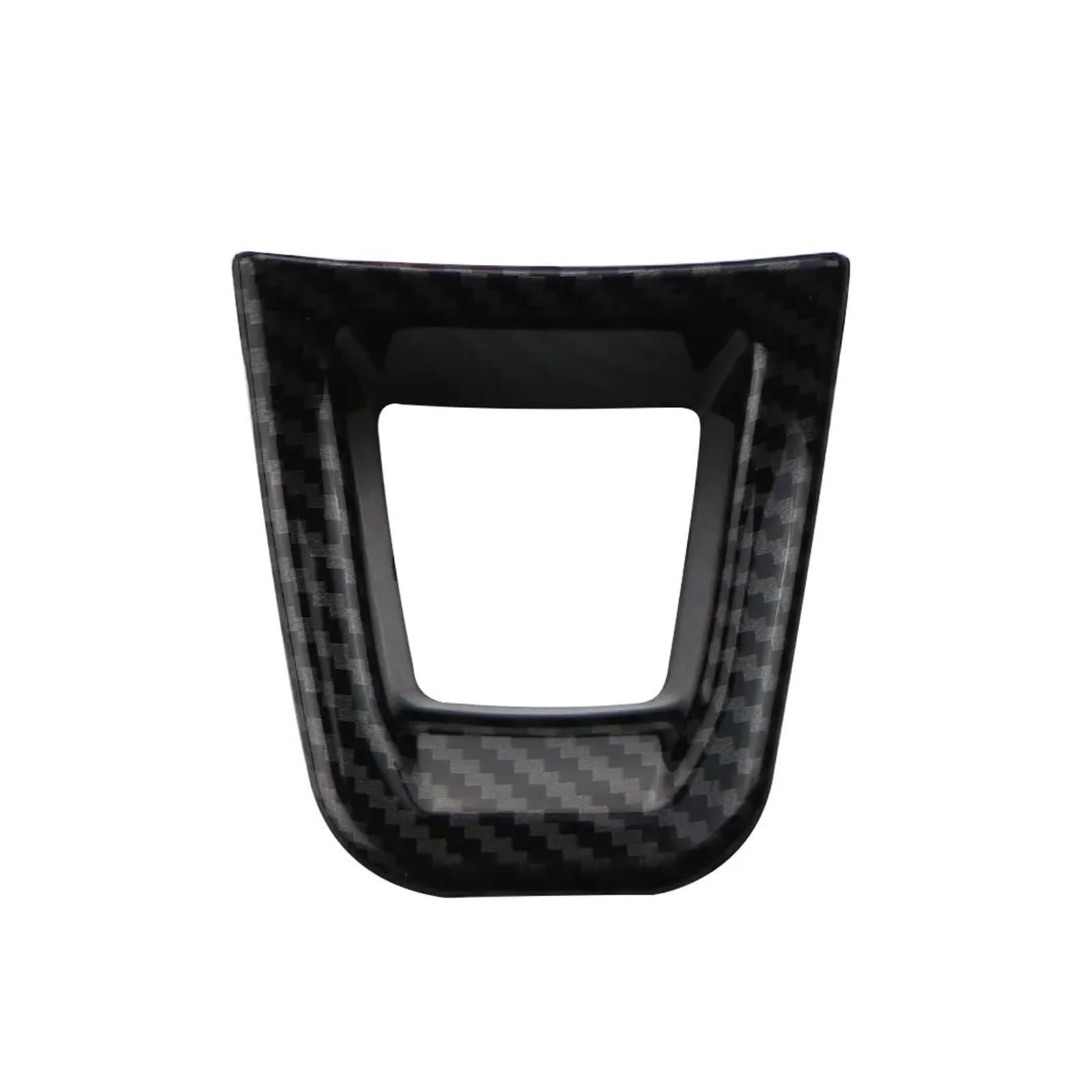 Pokrowiec na kierownicę samochodową, Compatible With Volkswagena, VW, Passata B8 Tiguana Wykończenie panelu sterowania kierownicy(Carbon Fiber Black)