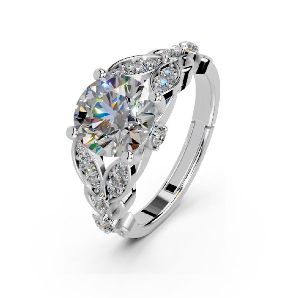 925 Pure Silver Adjustable Women Rings | Rings for Women and Girls | Gift for Womens | With Certificate of Authenticity and 925 Stamp-image-47
