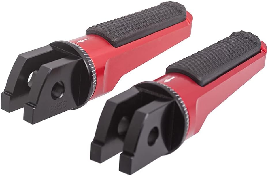 Motorcycle Foot Pegs Front Pedals Rider Footrest Accessories for MT-07/Tracer 2014-2020 for MT-09/SP 2013-2020 for XSR700/XSR900 2016-2020 for FJR1300A/AS 2013-2019 (Black)