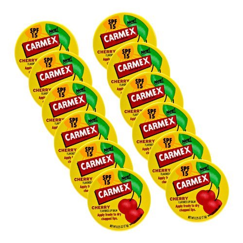 Carmex Cherry, balsamo idratante per le labbra SPF...