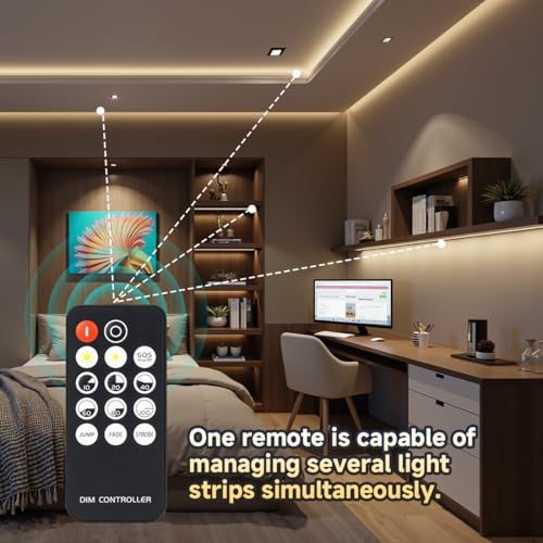 Image of BTF-LIGHTING FCOB COB LED Strip Light Super Bright Cool White 6000K